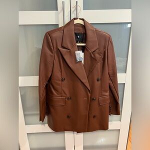 Faux leather jacket/dress